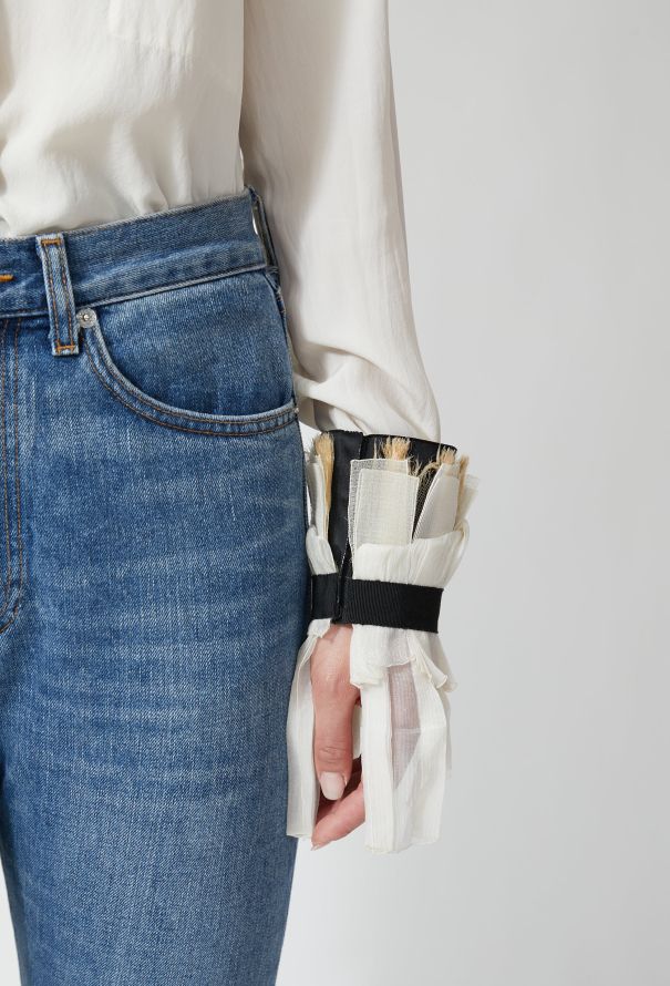 Chanel Ruffled Cuffs - 2 Chanel Ruffled Cuffs - 2