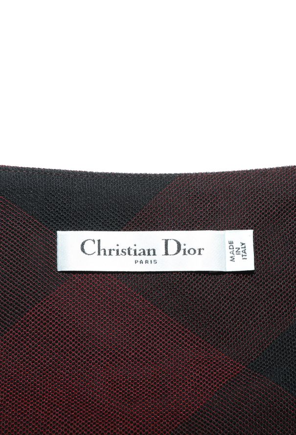 Dior Tartan Pleated Tulle Skirt, F/W 2019 - 6