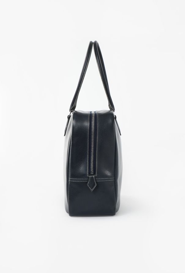 Hermès Bleu Marine Courchevel Plume 32 Bag - 3