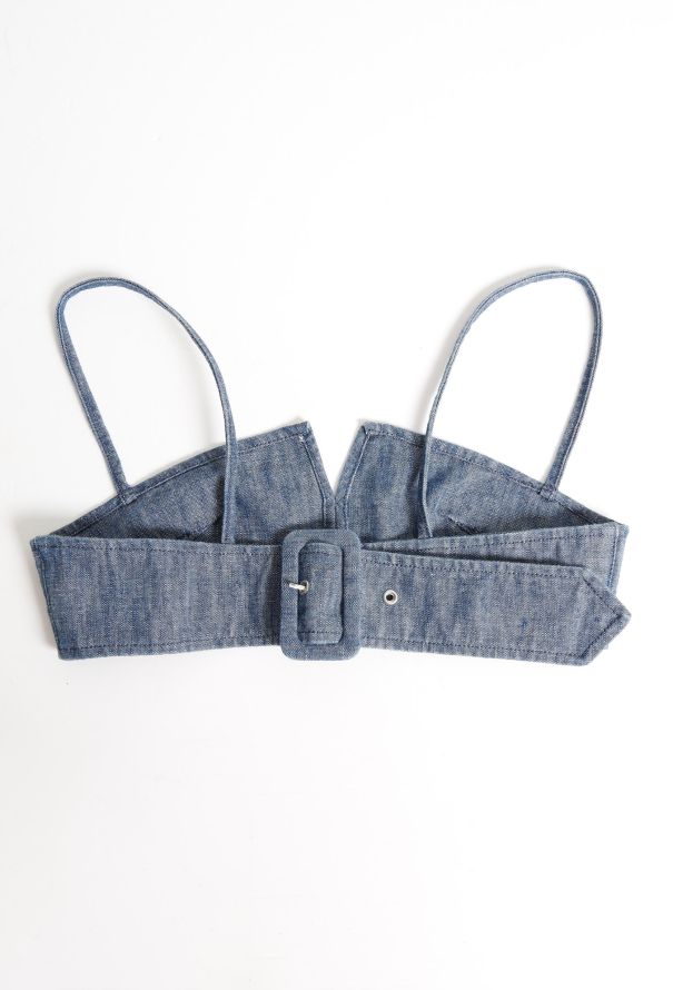 Marques Almeida S/S 2016 Denim Bralette - 6 Marques Almeida S/S 2016 Denim Bralette - 6