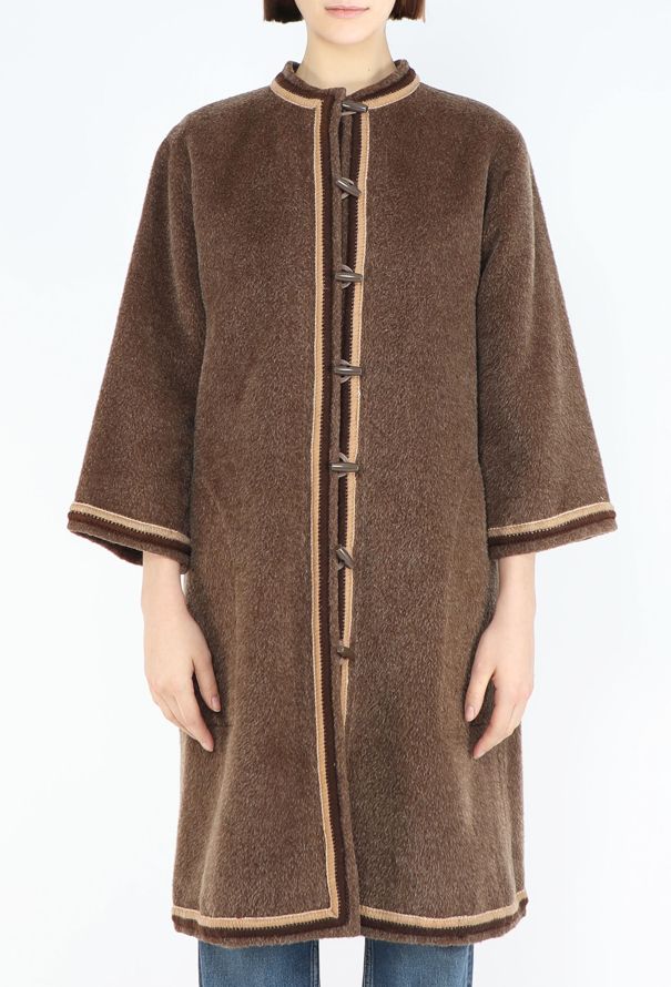 Saint Laurent RARE Fall 1977 Berbère Toggle Coat - 4