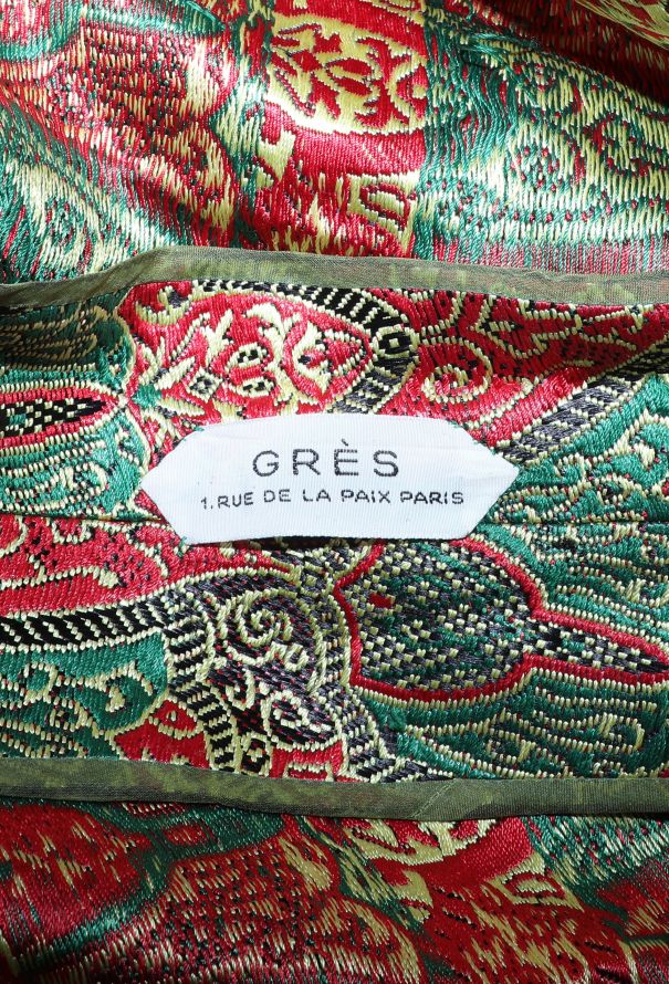 Madame Grès HIGHLY COLLECTOR 1960s Couture Empire Gown - 7