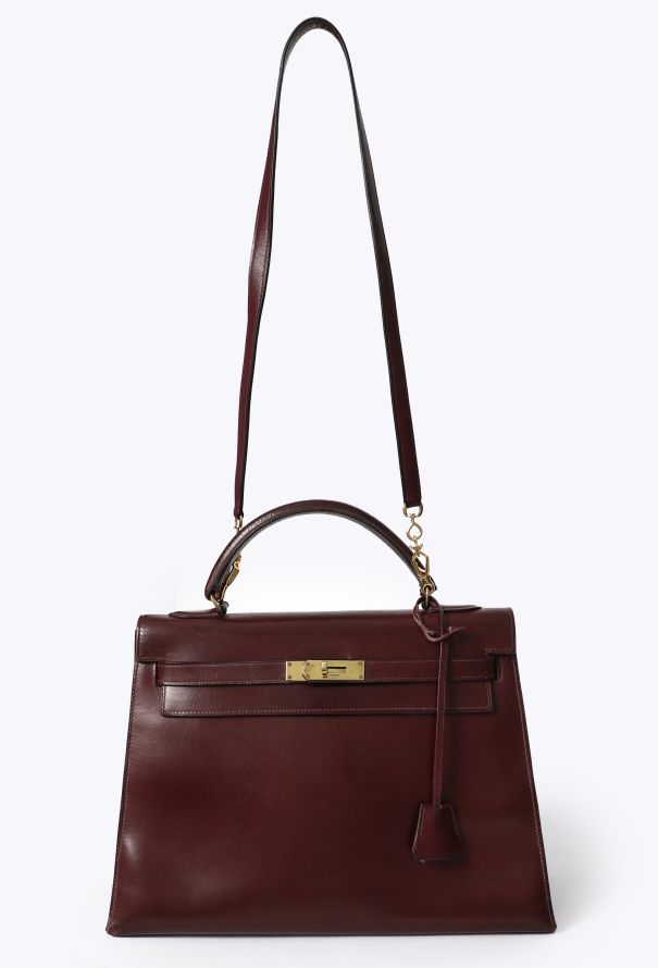 Hermès Vintage 1954 Rouge H Box Kelly Sellier 32 - 2