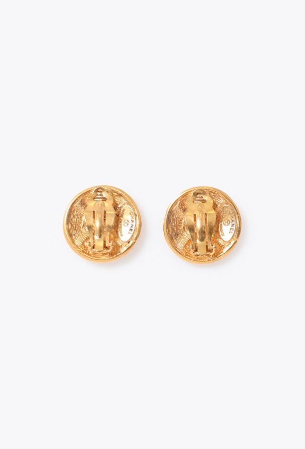 Chanel Vintage Quilted Clip Earrings - 2