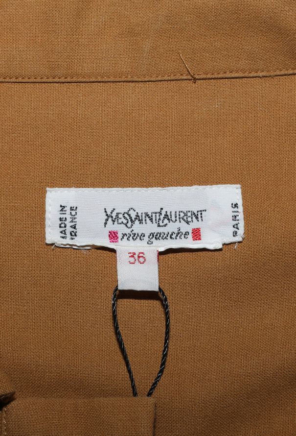 Saint Laurent 1990 Lace-Up Saharan Tunic - 5