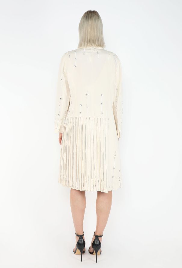 Prada S/S 2006 Embellished Coat & Dress Ensemble - 9