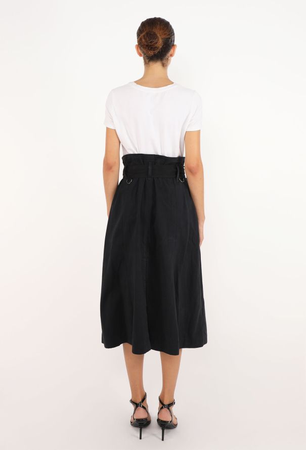 Dries Van Noten Belted Flared Wrap Skirt - 4