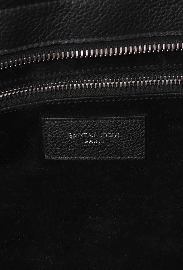 Saint Laurent Black Rive Gauche Cabas - 12