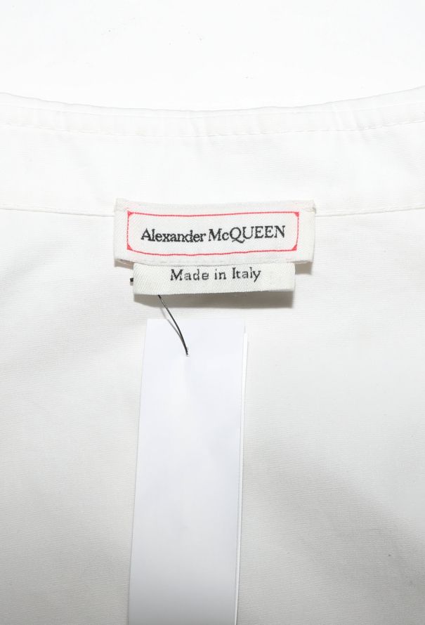 Alexander McQueen Bustier Seam Poplin Shirt - 5