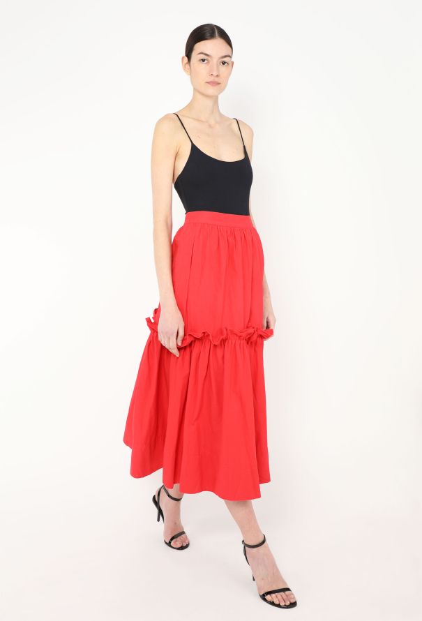 スカート Saint Laurent Skirts Vintage Saint Laurent Rive Gauche Striped Tiered Skirt, Size