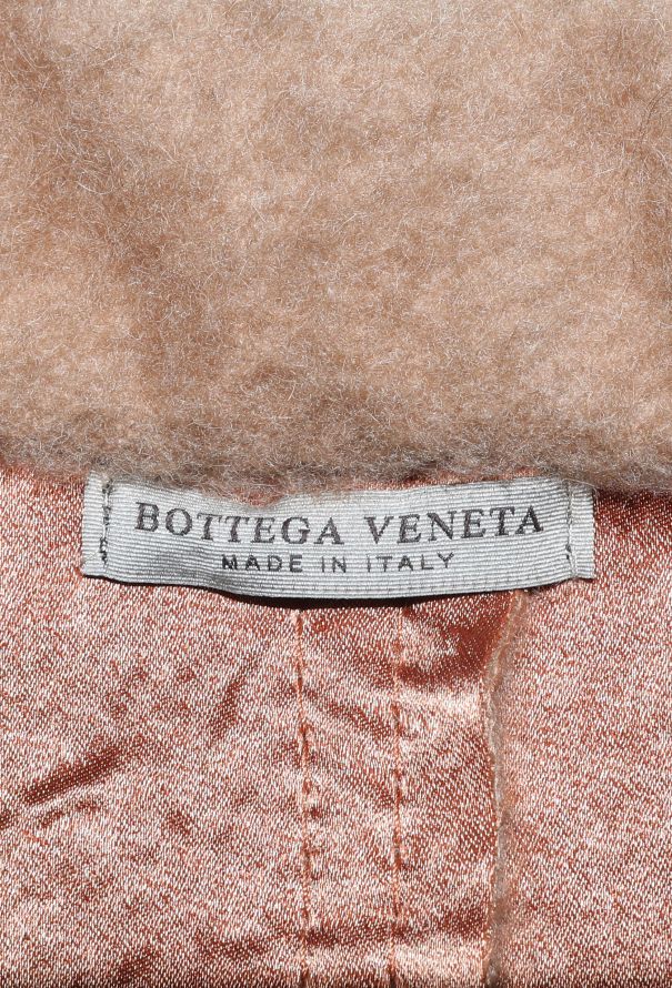 Bottega Veneta F/W 2018 Notched Satin Camel Coat - 7