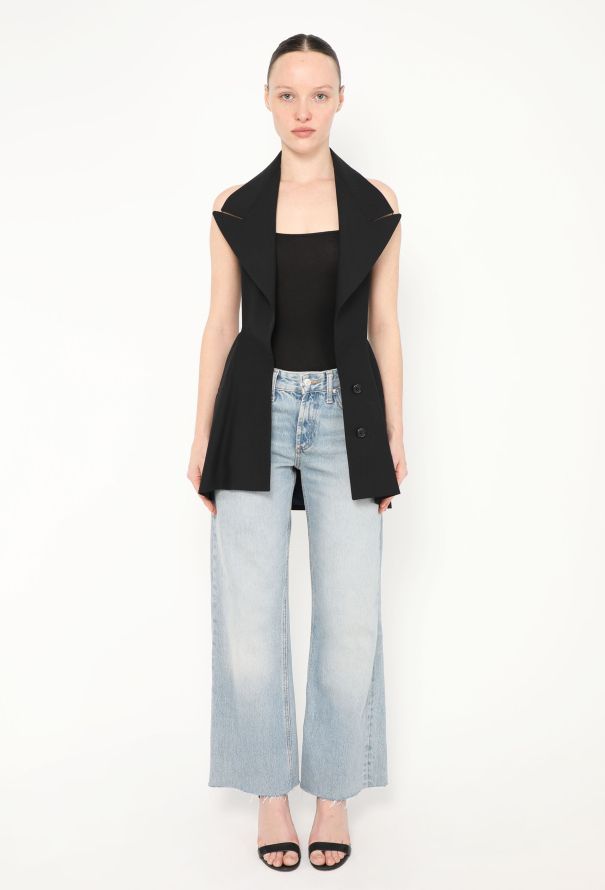 Maison Margiela 2008 Deconstructed Open-Back Vest - 3