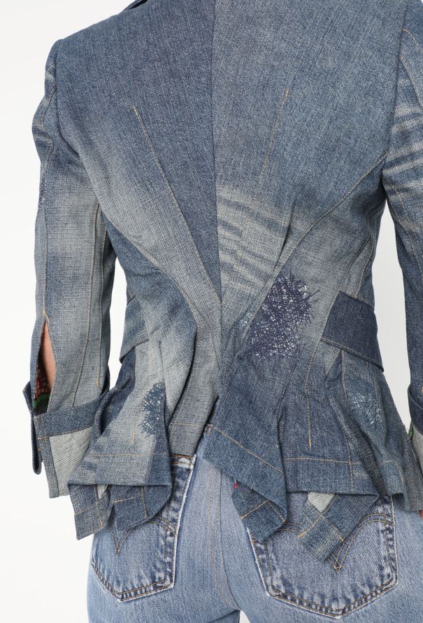 S/S 2009 Patchwork Denim Jacket | Authentic & Vintage | ReSee S/S 2009 Patchwork Denim Jacket | Authentic & Vintage | ReSee