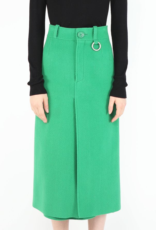 Balenciaga F/W 2018 Chevron Pencil Skirt - 3