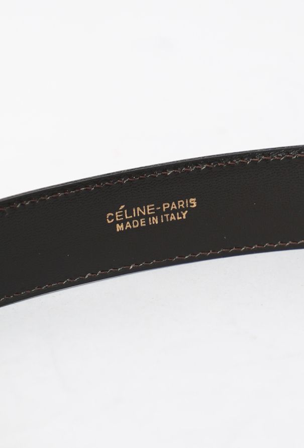 Céline Vintage Triomphe Emblem Belt - 5