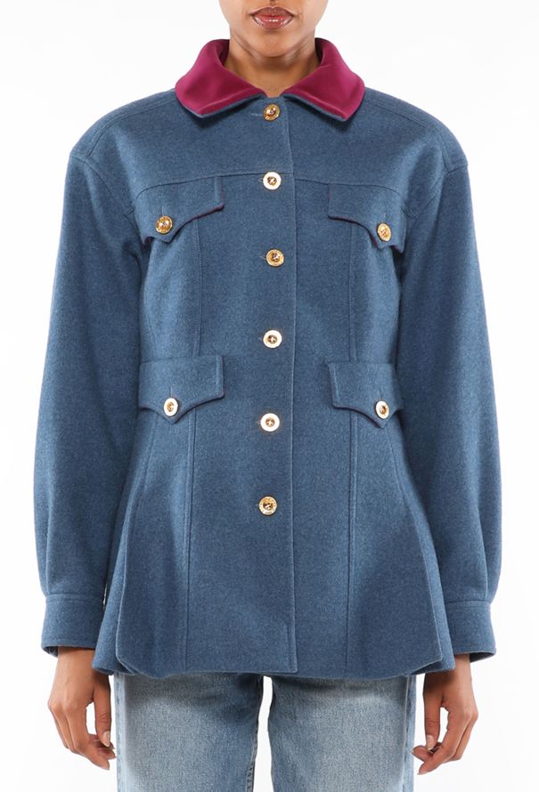 Chanel Flared Military Peacoat, F/W 1991 - 3