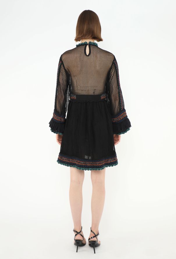 Valentino S/S 2016 Embroidered Silk Dress - 5