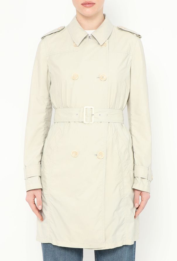 Prada Nylon Belted Trench Coat - 3