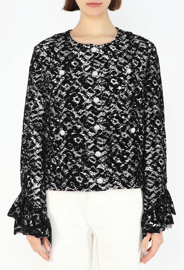 Chanel Paris-Hangzhou Velvet Lace Jacket, Pre-Fall 2025 - 5