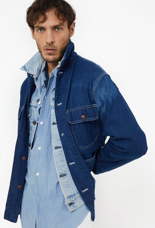 Men's Vintage '80s Big Mac Denim Chore Jacket - 1