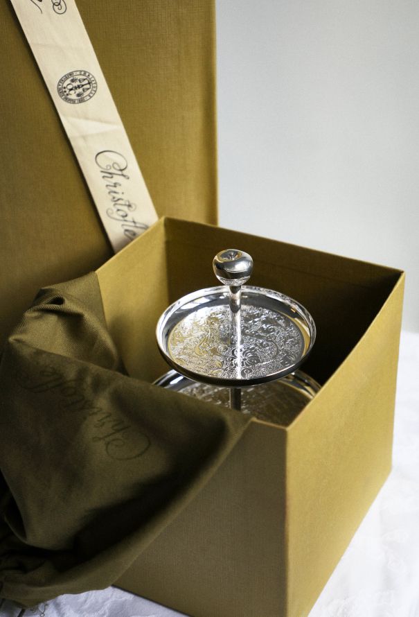 Vintage Objects & Decor Christofle Silver 'Jardin d'Eden' Dessert Tray - 4 Vintage Objects & Decor Christofle Silver 'Jardin d'Eden' Dessert Tray - 4