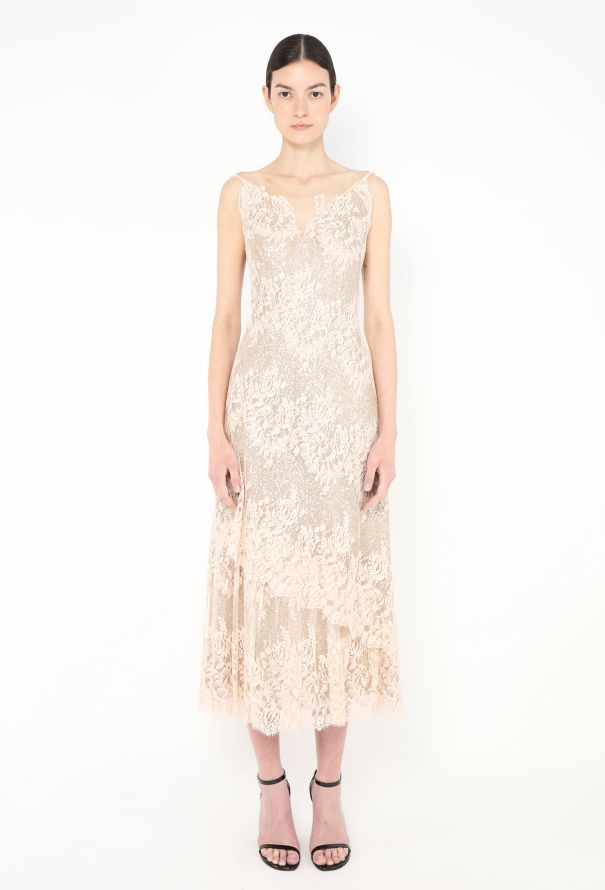 Rodarte STUNNING F/W 2017 Lace Overlay Dress - 1