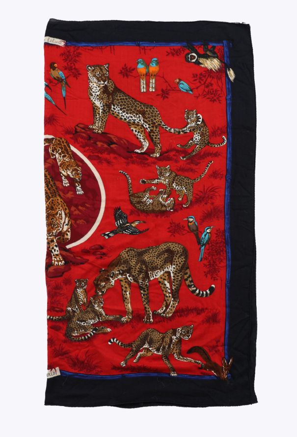 Hermès 2012 Tendresse Féline Cashmere Shawl - 1