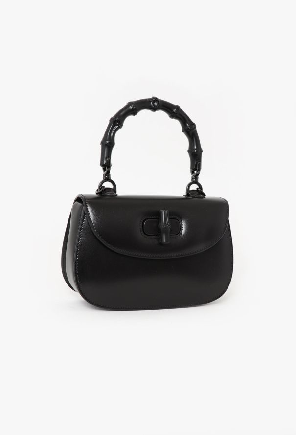 Gucci Black Bamboo 1947 Bag - 3 Gucci Black Bamboo 1947 Bag - 3