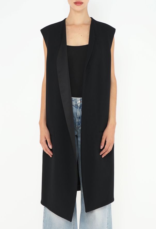Céline Tailored Long Smoking Vest - 2 Céline Tailored Long Smoking Vest - 2