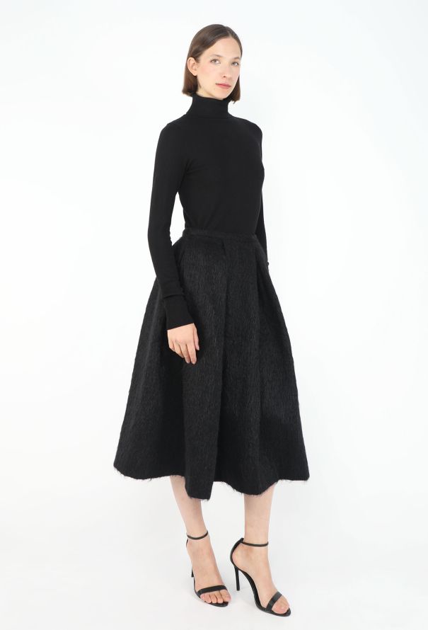 Comme des Garçons 1999 Mohair Pleated Skirt - 3