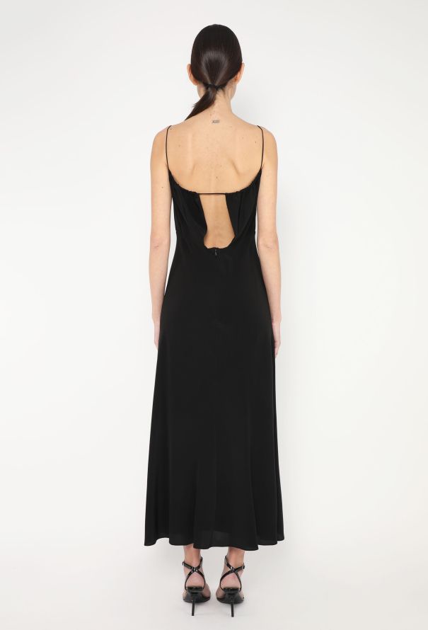 Toteme 2023 Ruched Silk Halter Dress - 5