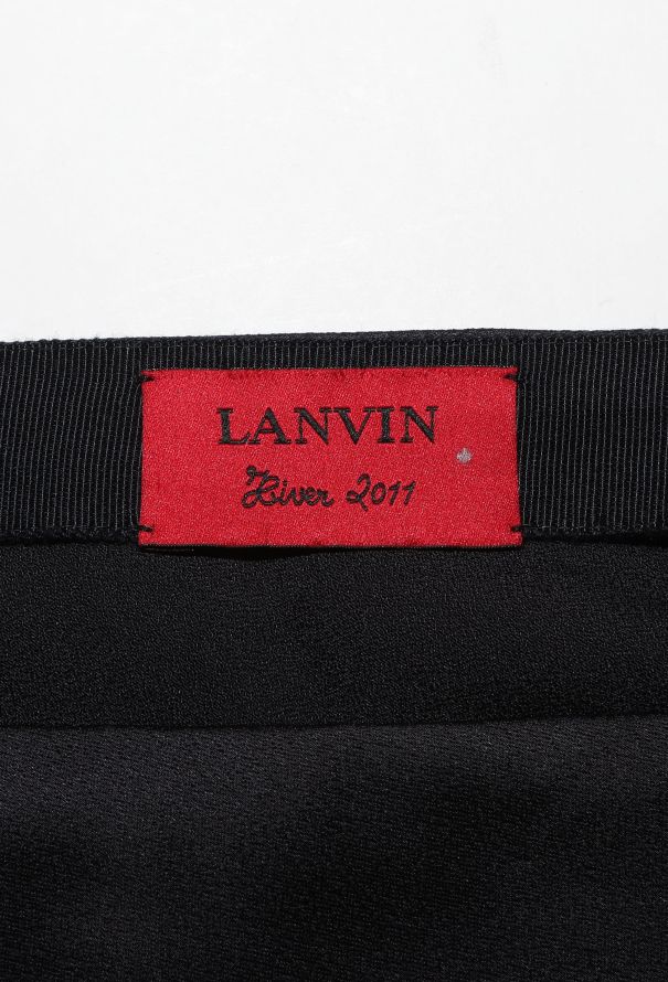 Lanvin Charmeuse Bias-Cut Skirt - 6