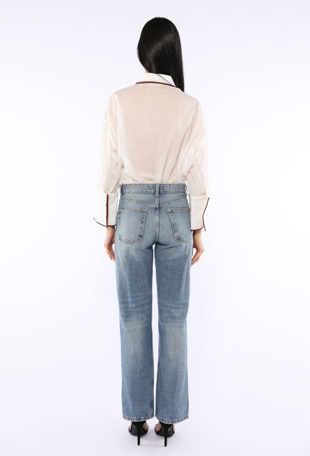 Céline Contrast Trim Top, F/W 2016 - 7