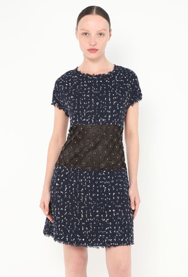 Chanel Resort 2011 Open-Back Tweed Dress - 1