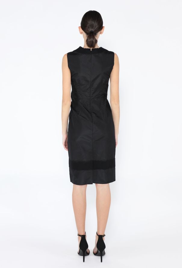 Prada 2007 Ruched Bow Cocktail Dress - 4