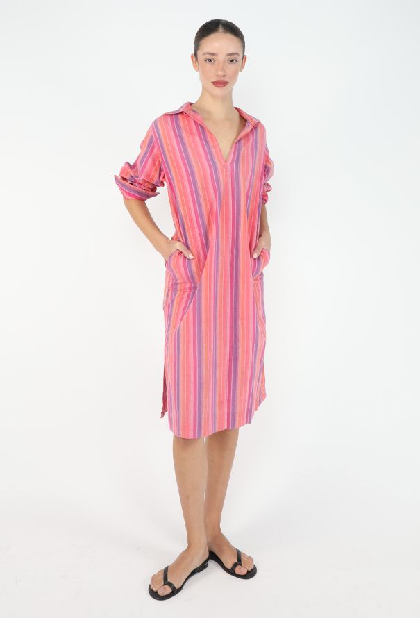 Saint Laurent Rare 1976 Striped Moroccan Tunic - 3