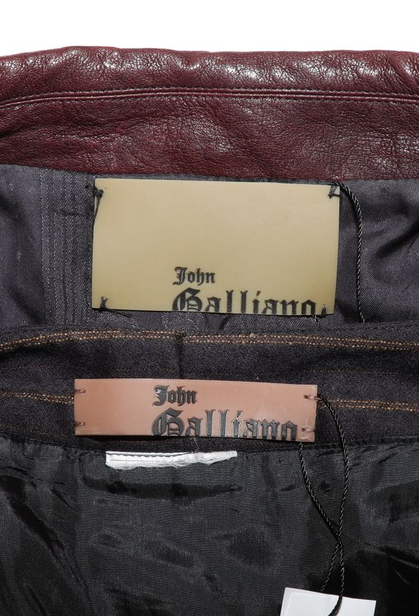 John Galliano 2006 Trompe l’Œil Pinstripe Ensemble - 7