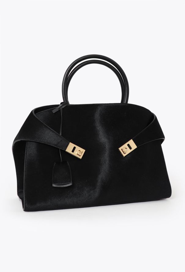 Salvatore Ferragamo 2025 Medium Ponyhair Hug Bag - 3