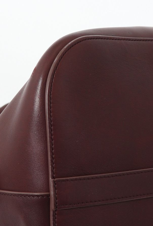 The Row Burgundy Large Devon Bag - 8