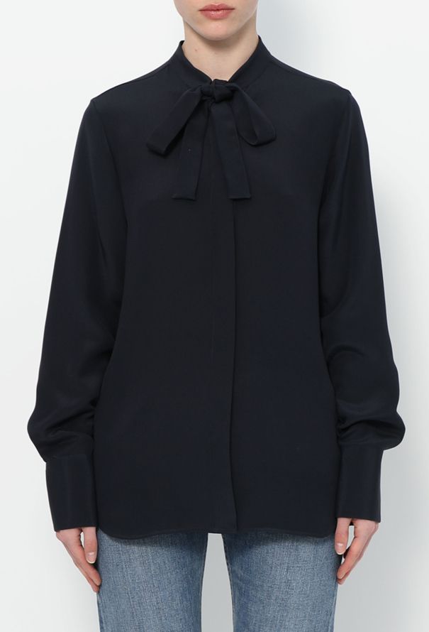 Valentino Pre-Fall 2023 Silk Lavallière Blouse - 1