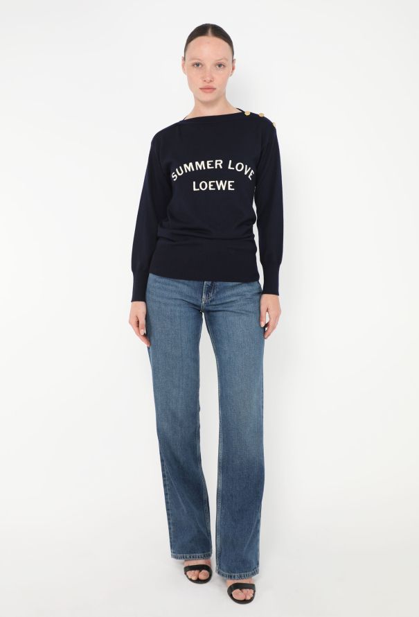 Loewe 2018 Summer Love Monogram Sweater - 2 Loewe 2018 Summer Love Monogram Sweater - 2