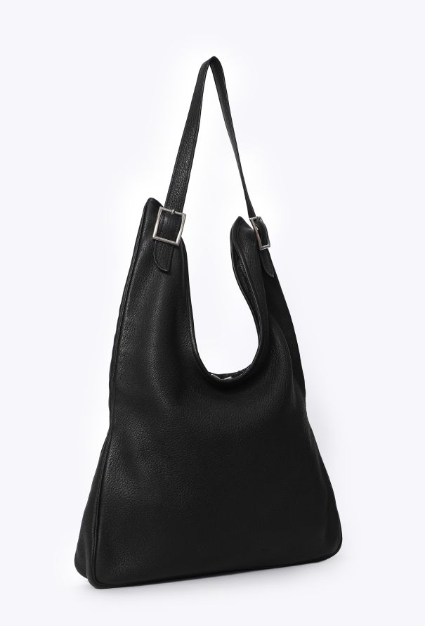 Hermès Black Chèvre Mysore Massai PM - 2
