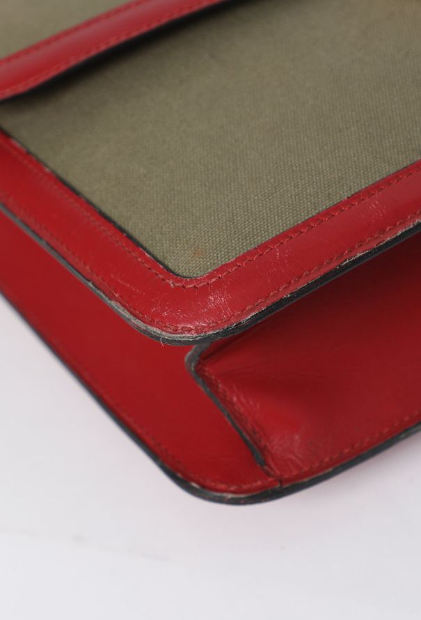 Hermès '80s Toile & Box Shoulder Bag - 8