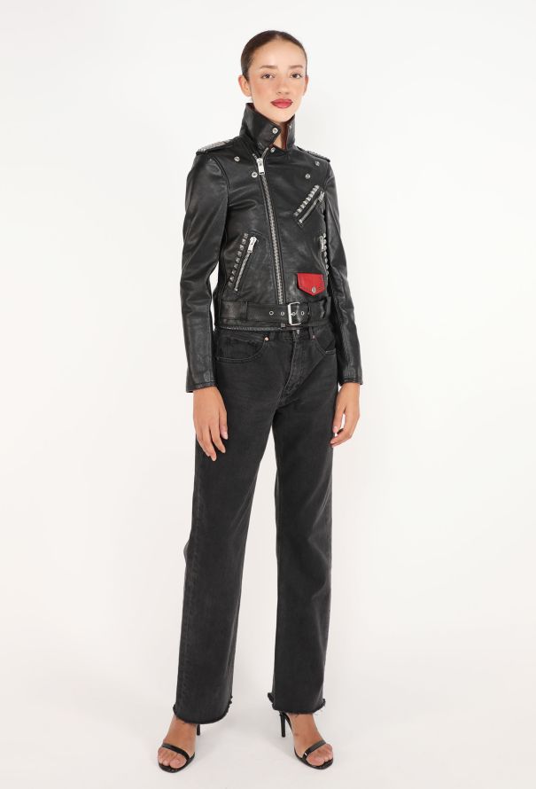 Saint Laurent Sunset Calfskin Biker Jacket, S/S 2016 - 7