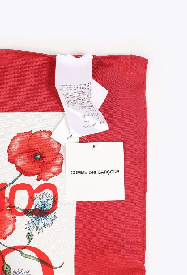 Gucci x CDG Flora Splatter Silk Scarf, 2015 - 7