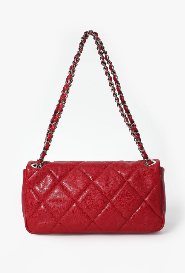 Chanel Classic Quilted Glazed Caviar Flap Bag - 4