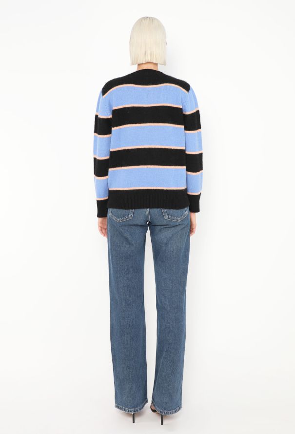 The Elder Statesman Cashmere Sweater Tricolor - 3 The Elder Statesman Cashmere Sweater Tricolor - 3