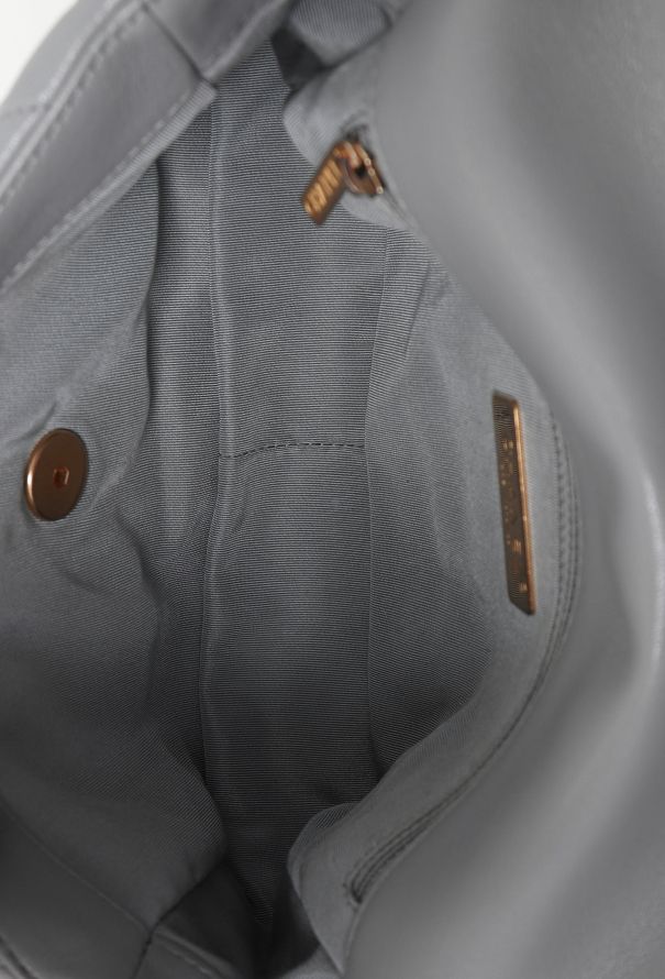 Chanel Grey 19 Medium Flap Bag - 12