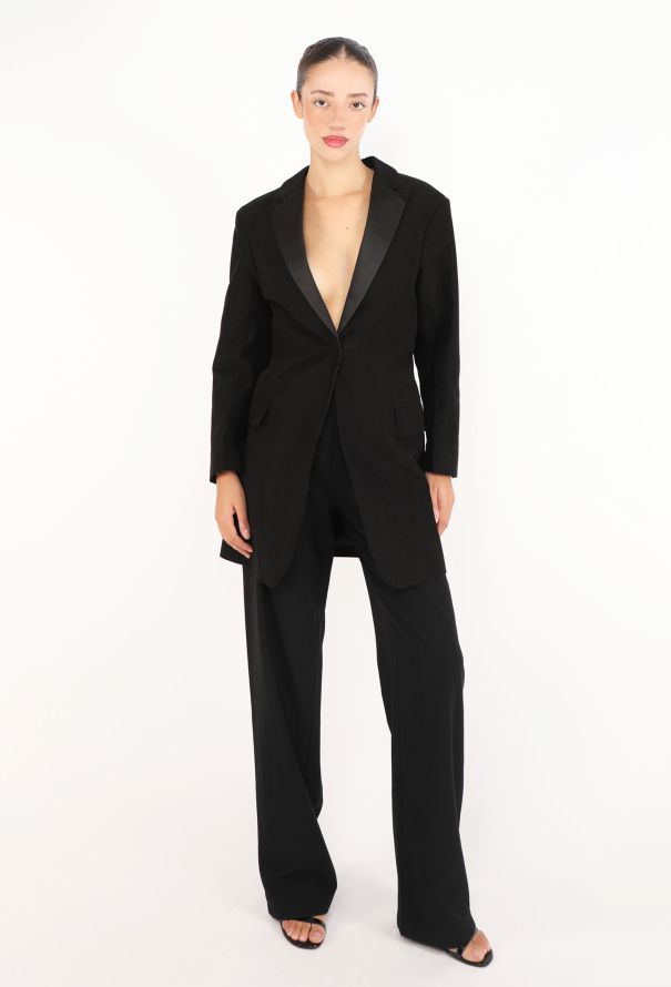 Céline Belted Smoking Blazer, Pre-Fall 2018 - 4