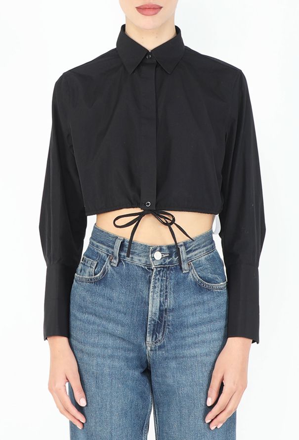 Alaïa Cropped Cotton Shirt, S/S 2009 - 4